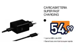 Unieuro Caricabatteria super fast charging offerta