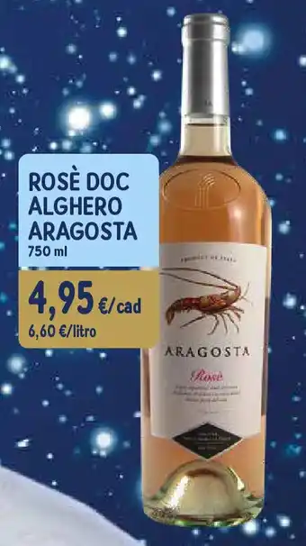 Sapore di Mare Rosè doc alghero ARAGOSTA offerta