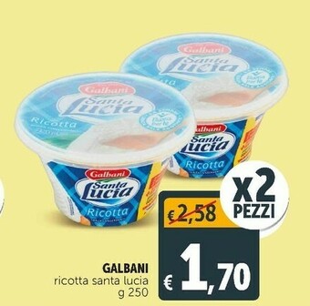 Deco Supermercati Ricotta santa lucia offerta