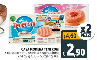 Deco Supermercati Teneroni mozzarella 150 g(ml) offerta
