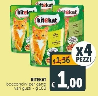 Deco Supermercati Kitekat bocconcini per gatto offerta