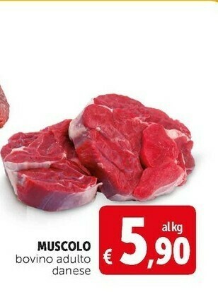 Deco Supermercati Muscolo bovino adulto offerta