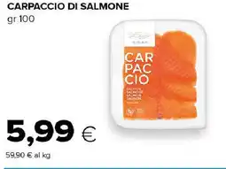 Tigre Carpaccio di salmone offerta