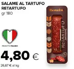 Tigre Renzini salame al tartufo retartufo offerta