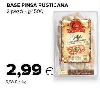 Tigre Base pinsa rusticana offerta