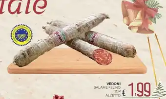 Eté Veroni salame feling all'etto offerta