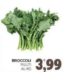 Eté Broccoli puliti offerta