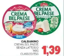 Eté Galbanino crema bel paese senza lattosio classico offerta