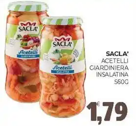 Eté Sacla' acetelli giardiniera insalatina offerta