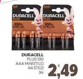 Eté Duraceli plus 100 ministilo AAA offerta