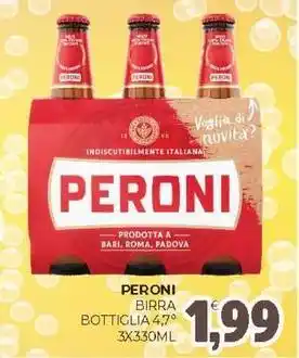 Eté Peroni birra bottiglia 4,7° offerta