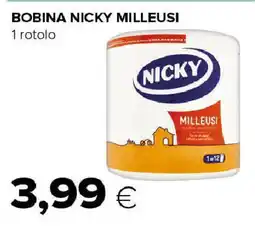 Tigre Bobina nicky milleusi offerta