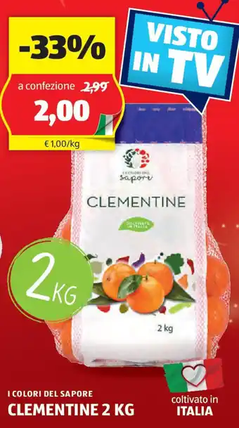 ALDI I colori del sapore clementine offerta