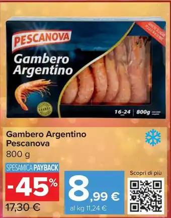 Carrefour Express Gambero Argentino Pescanova offerta