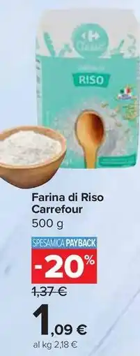 Carrefour Express Farina di Riso Carrefour offerta