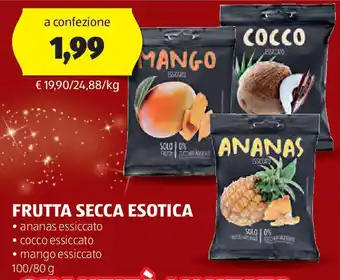 ALDI Frutta secca esotica offerta