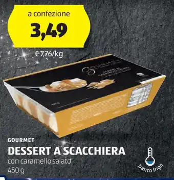 ALDI Gourmet dessert a scacchiera offerta