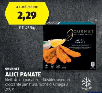 ALDI Gourmet alici panate offerta