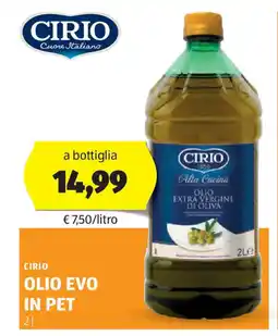 ALDI Cirio olio evo in pet offerta