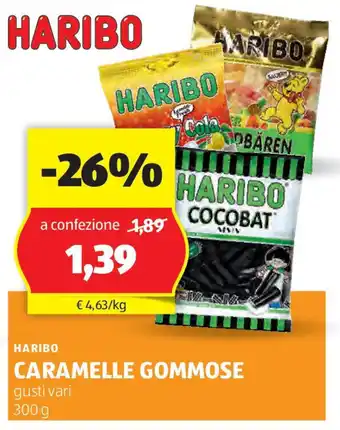 ALDI Haribo caramelle gommose offerta