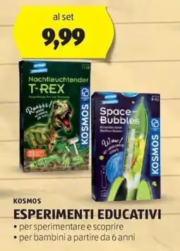 ALDI Kosmos esperimenti educativi offerta