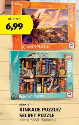 ALDI Schmidt kinkade puzzle/ secret puzzle offerta