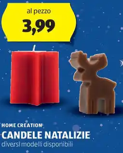 ALDI Home creation candele natalizie offerta