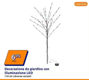 Action Decorazione da giardino con illuminazione LED offerta