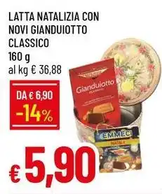 Galassia Latta natalizia con novi gianduiotto classico offerta