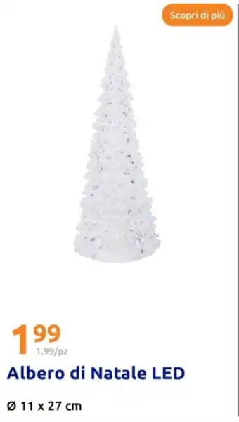 Action Albero di Natale LED offerta