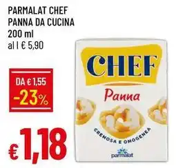 Galassia Parmalat chef panna da cucina offerta