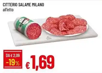 Galassia Citterio salame milano offerta