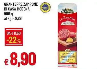 Galassia Granterre zampone di casa modena offerta