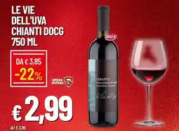 Galassia Le vie dell'uva chianti docg SELEX offerta