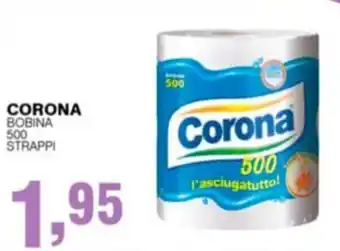 Supermercati Spesa Mia Corona bobina 500 strappi offerta