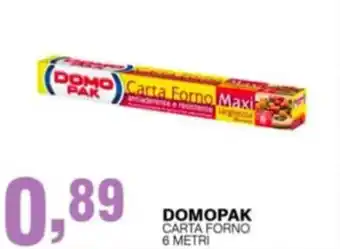 Supermercati Spesa Mia Domopak carta forno offerta