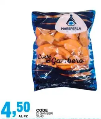 Supermercati Spesa Mia Code di gamberi MAREPERLA offerta