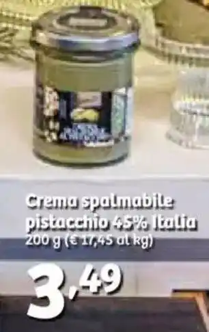 In'S Mercato Crema spalmabile pistacchio 45% Italia offerta