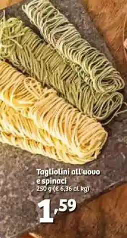 In'S Mercato Tagliolini all'uovo e spinaci offerta