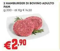 Pam Hamburger di bovino adulto PAM offerta