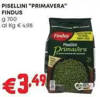 Pam Pisellini "primavera" FINDUS offerta