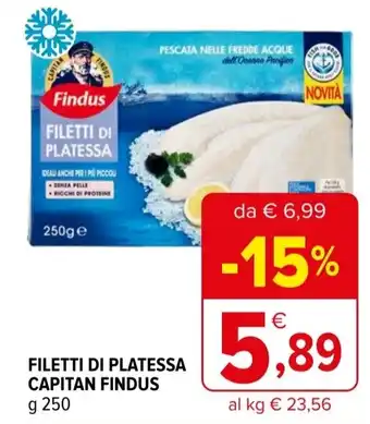 Iperal Filetti di platessa capitan FINDUS offerta