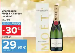 Carrefour Champagne Moët & Chandon Impérial offerta