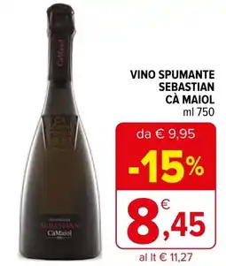 Iperal Vino spumante sebastian CÀ MAIOL offerta