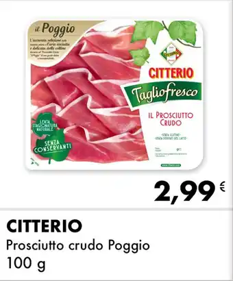 Iper Tosano CITTERIO Prosciutto crudo Poggio offerta