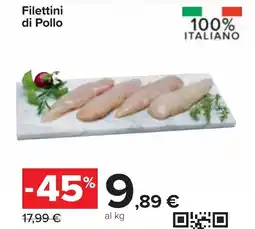 Carrefour Filettini di Pollo offerta