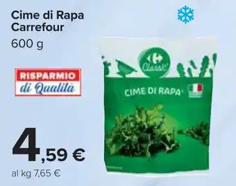 Carrefour Cime di Rapa Carrefour offerta