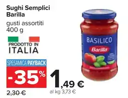 Carrefour Sughi Semplici Barilla offerta