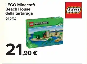 Carrefour LEGO Minecraft Beach House della tartaruga offerta