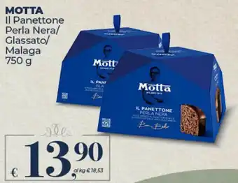 Ipercoop Radenza MOTTA Il Panettone Perla Nera/ Glassato/ Malaga offerta